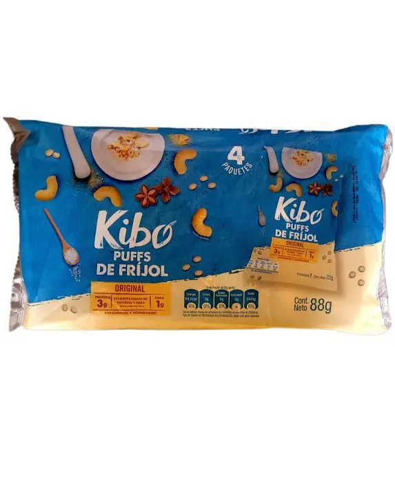 PASABO PUFFS FRIJOL KIBO 22 G UND