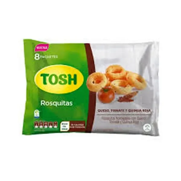 PASABO ROSQUITAS QUESO TOMATE QUINUA 8 UND
