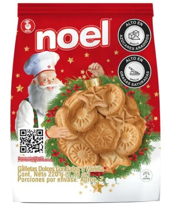 GALLETA VAINILLA NOEL 220 G UND