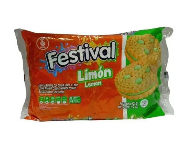 GALLETA FESTIVAL LIMON 33G 12 U UND