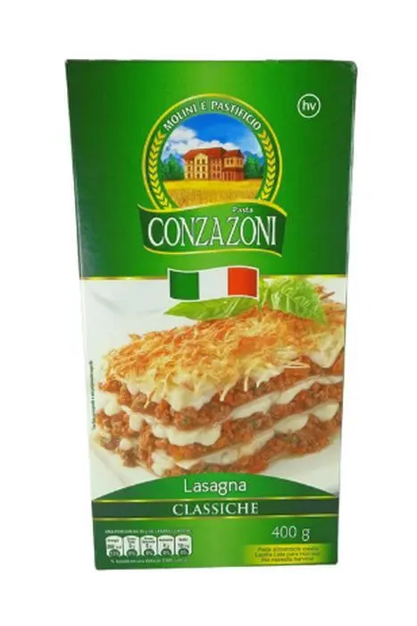 PASTA LASAGNA CONZAZONI  400 GR UND