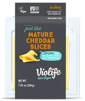 QUESO CHEDDAR VIOLIFE VEGA MADURO TJ 200 UND