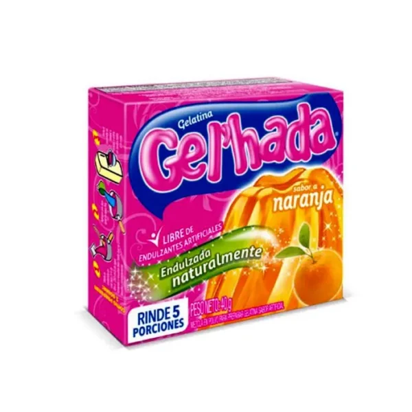 GELATINA GELHADA NARANJA 35 G UND