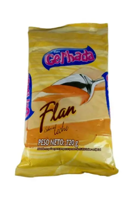 FLAN GELHADA LECHE 720 GR UND