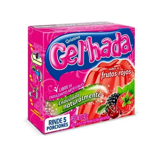 GELATINA GELHADA FRUTOS ROJOS 40 G UND