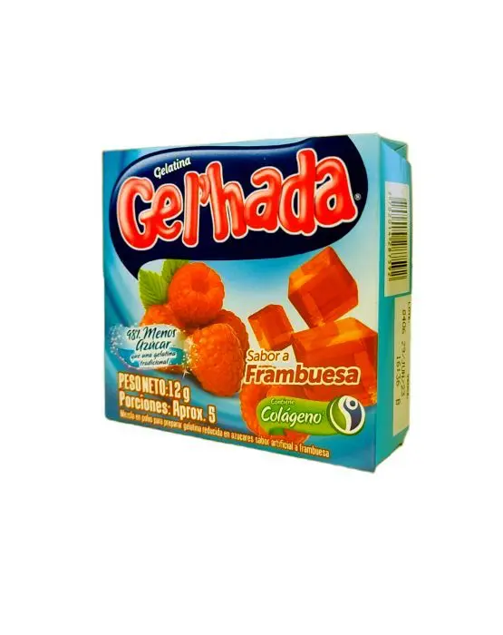 GELATINA GELHADA FRAMBUESA 40 G UND