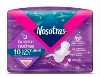 TOALL HIGIE NOSOTRAS BUENAS NOCH TELA 10 UND