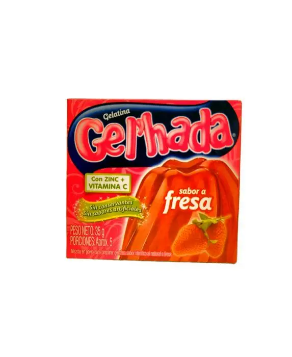 GELATINA GELHADA FRESA 35 G UND