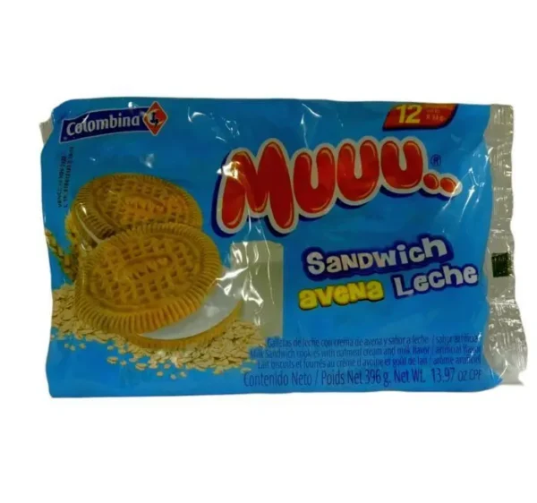 GALLETA MUUU SANDWICH COLOMBINA 396 G UND