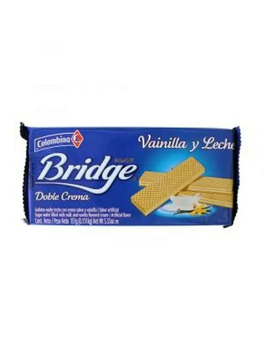 GALLETA WAFER COLOMB VAINILLA 154 G UND