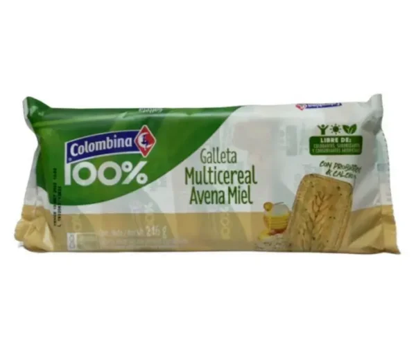 GALLETA CRAKENAS AVENA MIEL 216 G UND