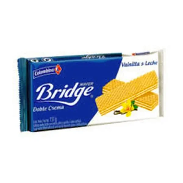 GALLETA WAFER BRIDGE VAIN LECHE 71 G UND
