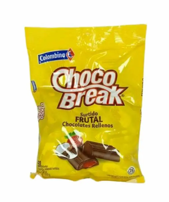 DULCE CHOCOBREAK FRUTAL SURT 50 U UND
