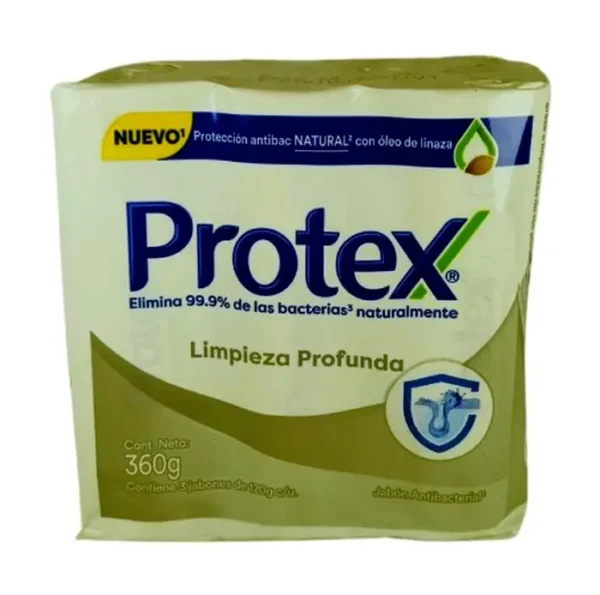 JABON PROTEX LIMPIEZA PROFUNDA 110 G UND
