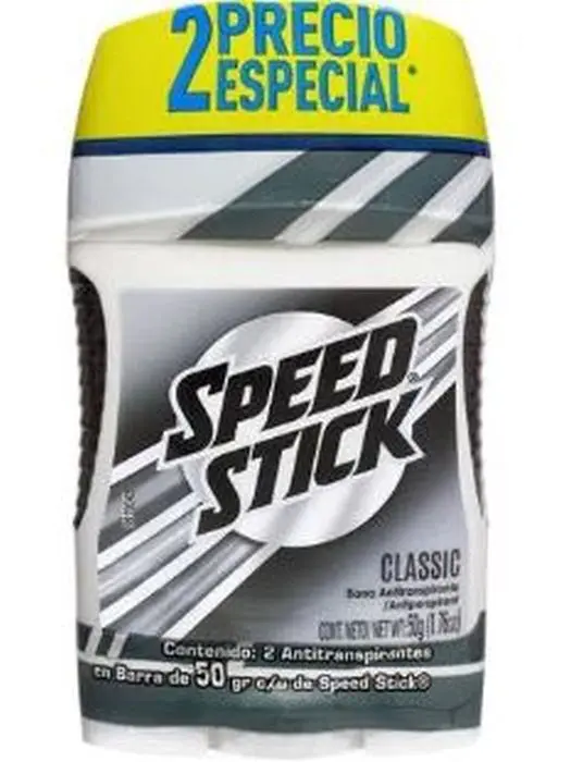 DESOD SPEED STICK CLASIC 50 GR 2 UND
