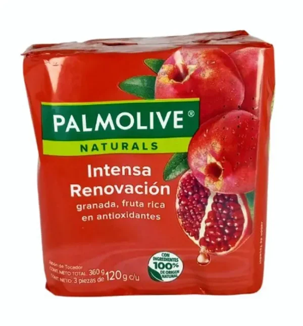 JABON PALMOLIVE INTENSA RENOVACION 120 G 3 UND