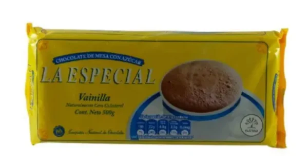 CHOCOLATE LA ESPECIAL VAINILLA 500 G UND
