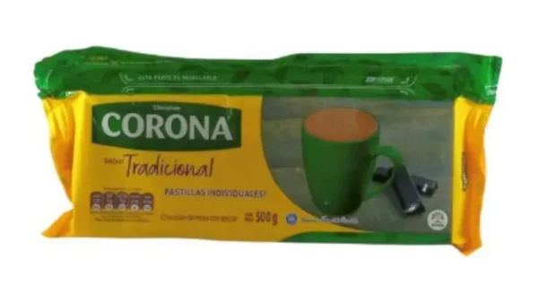 CHOCOLATE CORONA TRADICIONAL 500 G UND