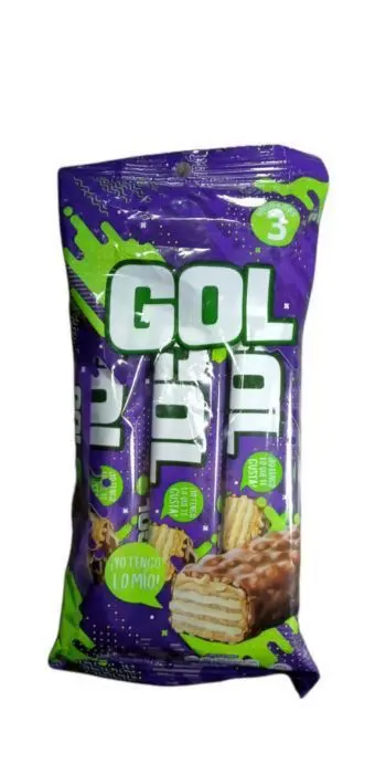 CHOCOLATINA GOL 28 G 3 U UND