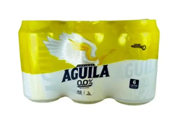 CERVEZA AGUILA 0.0 SIN ALCOHOL 330 ML 6 UND