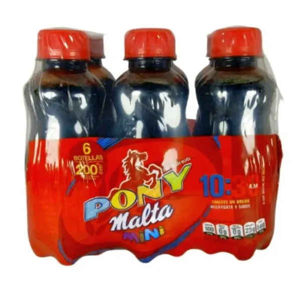 GASEOSA PONY MALTA 200 ML 6 UND