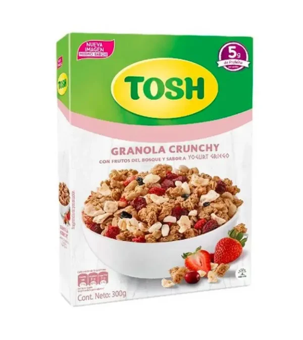 GRANOLA CRUNCHY TOSH 300 G UND