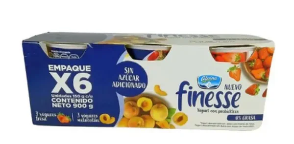 YOGURT SURT FINESSE ALPINA 150 G 6 U UND
