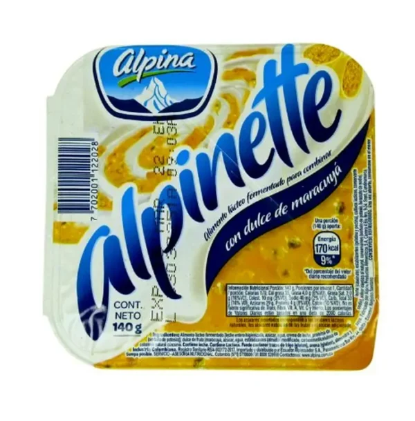 ALPINETTE ALPINA MARACUYA 140 G UND