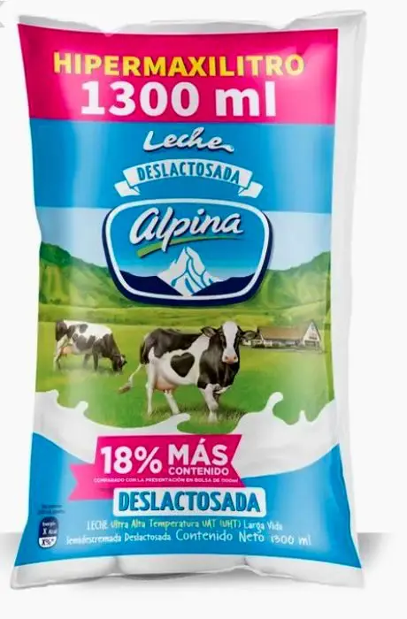 LECHE DESLAC ALPINA 1.3 ML UND