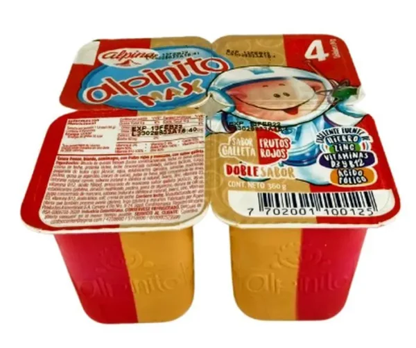 ALPINITO GALLETA FRUTOS ROJOS MAX 360 G UND
