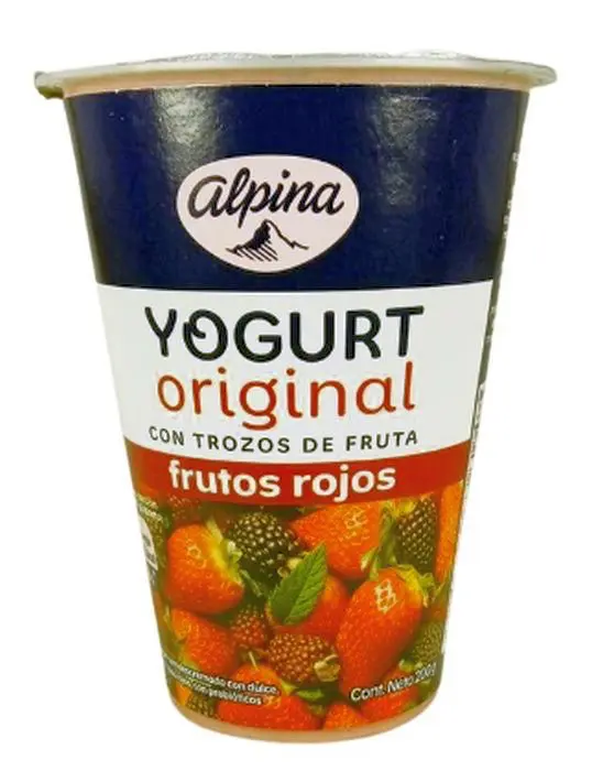 YOGURT ALPINA FRUTOS ROJOS 200 G UND