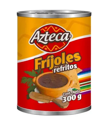 FRIJOL AZTECA REFRITO 300 GR UND