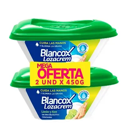 LAVALOZA LOZACREM BLANCOX LIMON ALOE 450 2 UND
