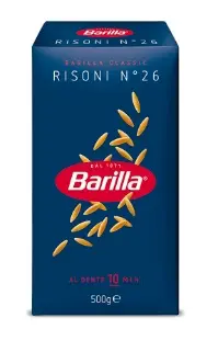 PASTA RISONI BARILLA N26 500 G UND