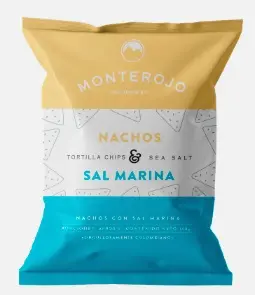 PASABO NACHOS MONTEROJO SAL MARINA 140 G UND