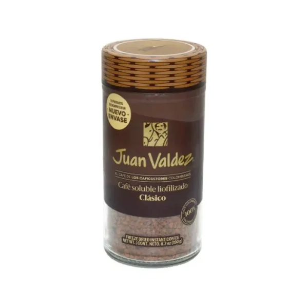 CAFE JUAN VALDEZ LIOFILIZADO CLAS 190 G UND