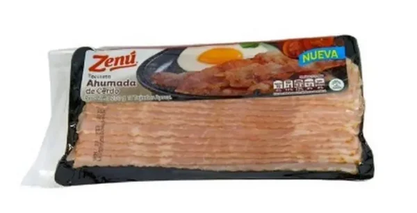 TOCINETA AHUMADA DE CERDO ZENU 200 G UND