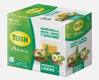 INFUSION TOSH MOMENTO LIGERO 20 U UND