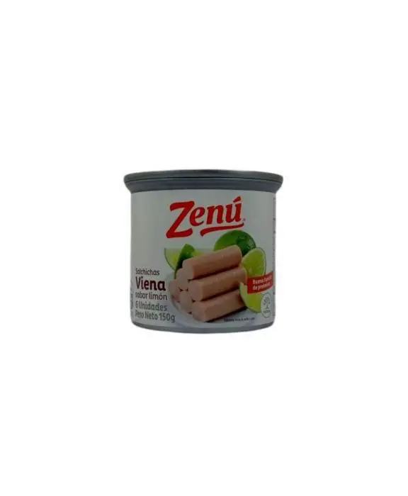 SALCHICHA ZENU VIENA LIMON LT 150 G UND