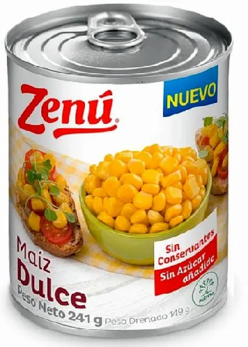 MAIZ DULCE ZENU 241 G 2 UND
