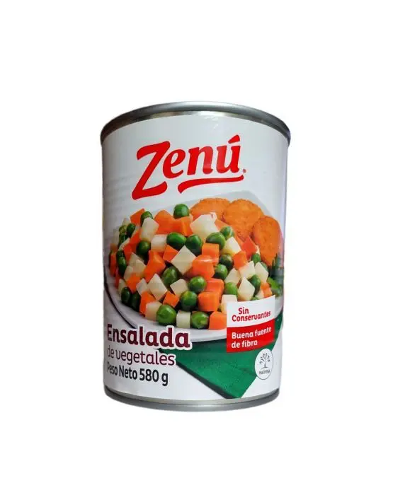 ENSALA DE VEGETALES ZENU 580 GR UND
