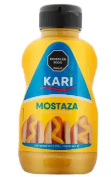SALSA MOSTAZA KARI 370 G UND