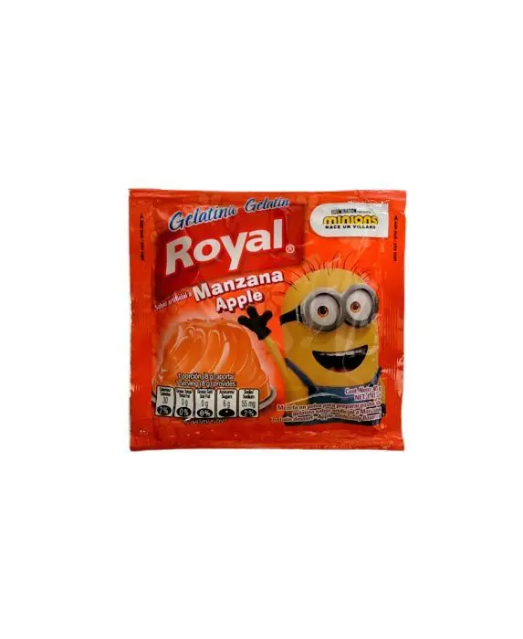 GELATINA ROYAL MANZANA 40 G UND