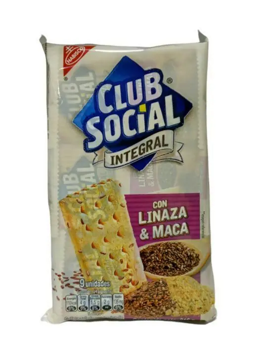 GALLETA CLUB SOCIAL LINAZA Y MACA 216 G UND