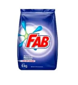 DETERG POLVO FAB LAVADO PERFECTO 6000 G UND