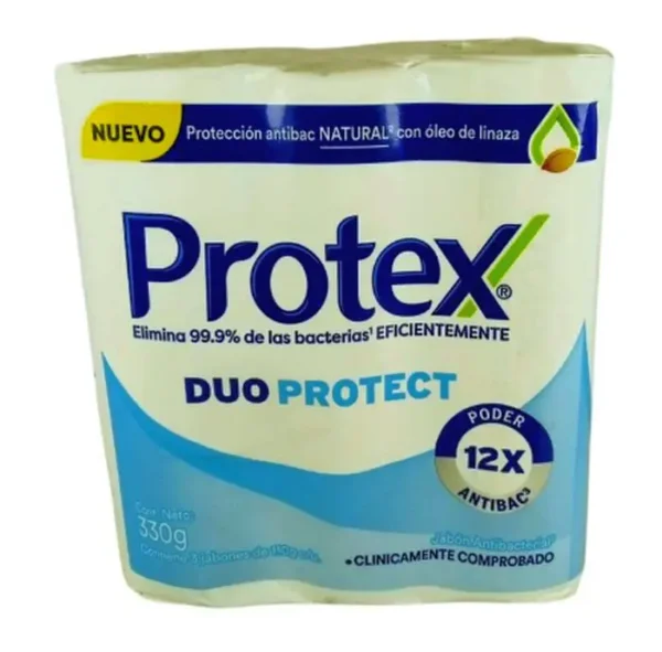 JABON PROTEX DUO PROTECT 110 G 3 UND
