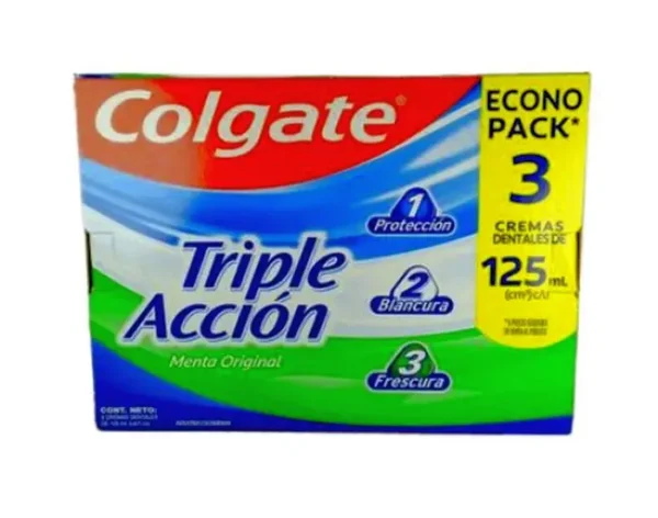 CREMA DENTAL COLGATE TRIPL ACCION 3U 375 UND
