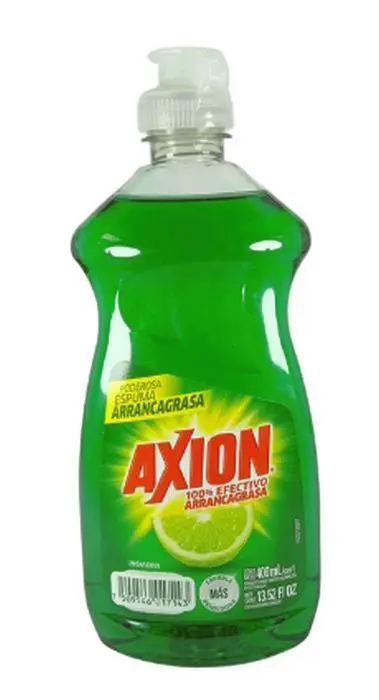 LAVALOZA LIQ AXION LIMON 400 ML UND