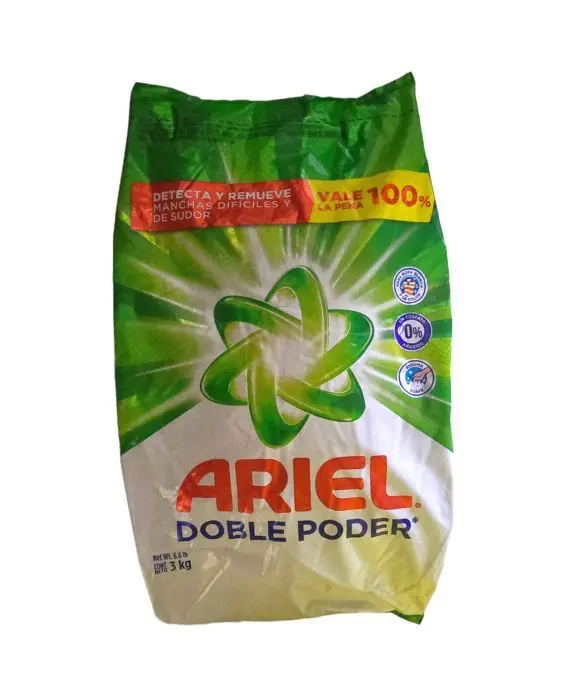 DETERG POLVO ARIEL DOBLE PODER 3000 G UND