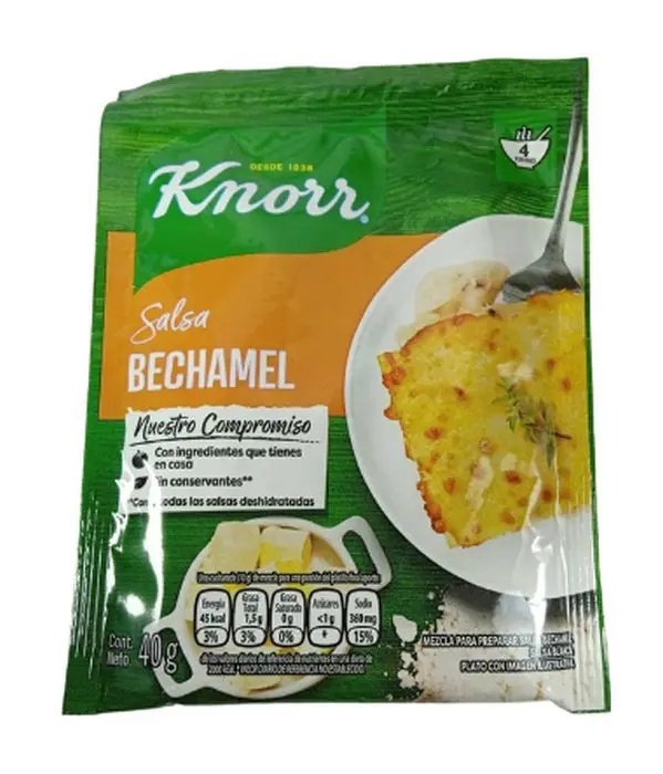 SALSA BECHAMELL KNORR 40 GR UND